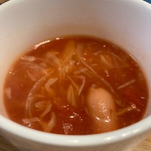 ケチャップで即席♡キャベツのトマトスープ